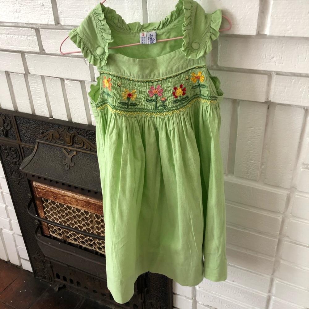 Orient express smocked dress